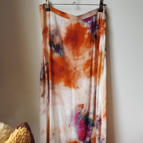Aritzia Dresses & Skirts - Wilfred Midi Skirt, Sinopia/Fuchsia sz 10